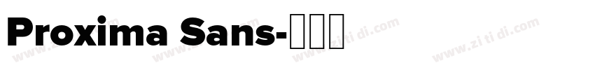 Proxima Sans字体转换